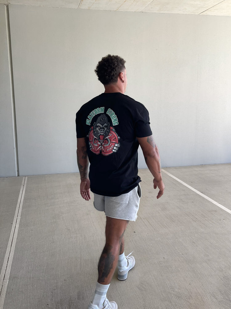 Black Unisex Printed Tee