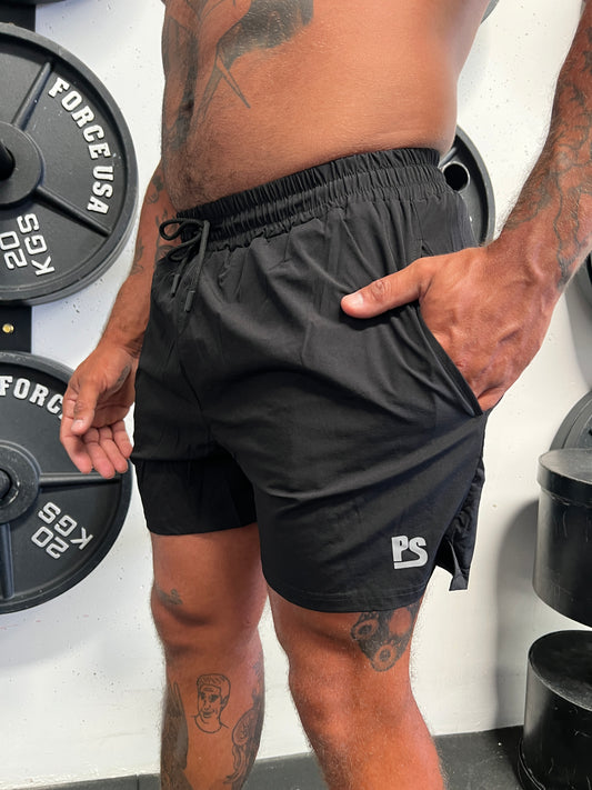 Sweat 5” Shorts - Black