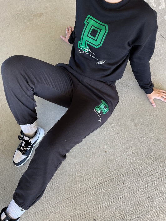 Black ‘P Strong’ Track pants